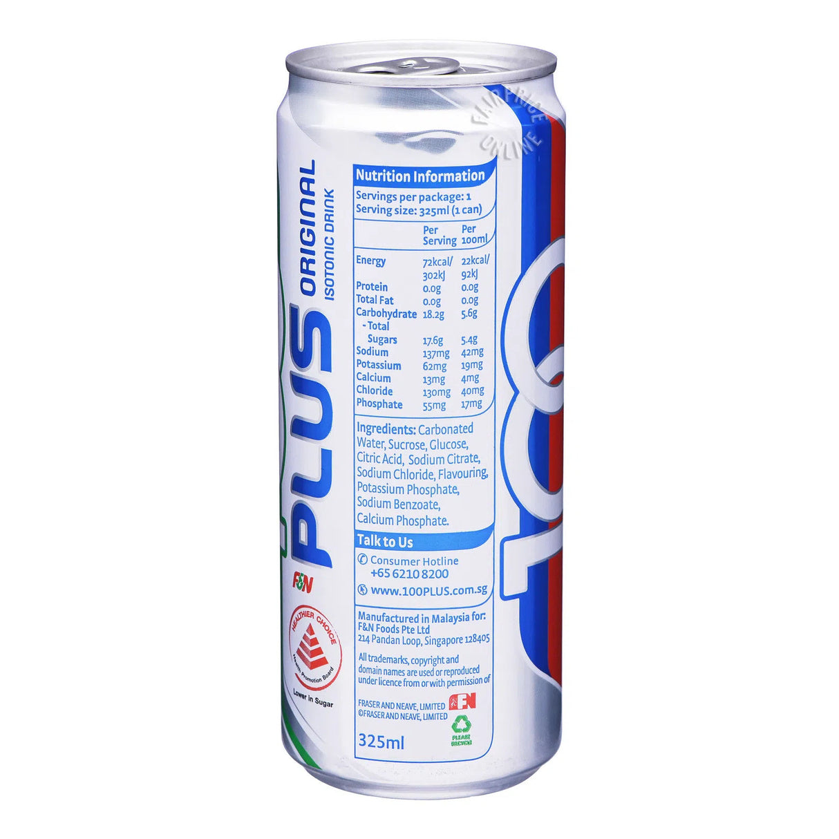 100Plus Original Isotonic Drink -F 325ml