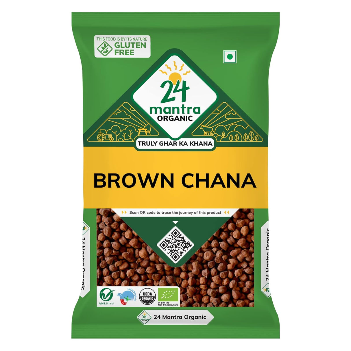 24 Mantra Organic Brown Chana 500g