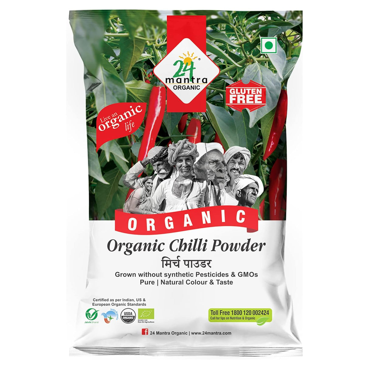 24 Mantra Organic Chilli Powder 100g