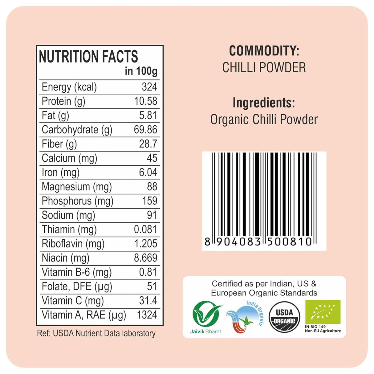 24 Mantra Organic Chilli Powder 100g