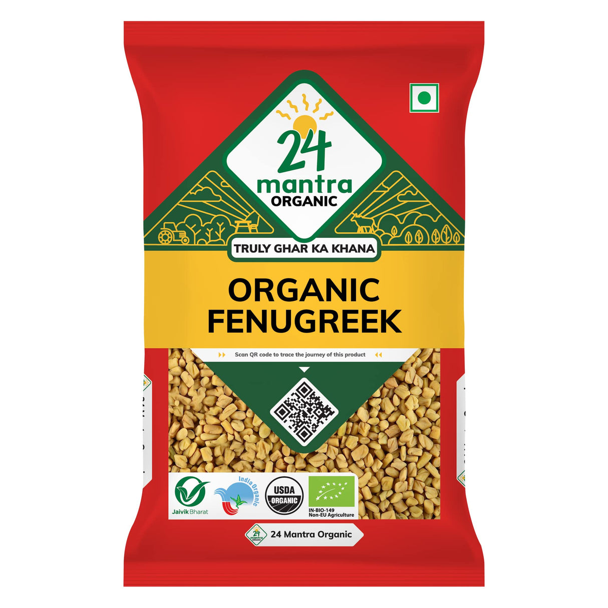 24 Mantra Organic Fenugreek 100g