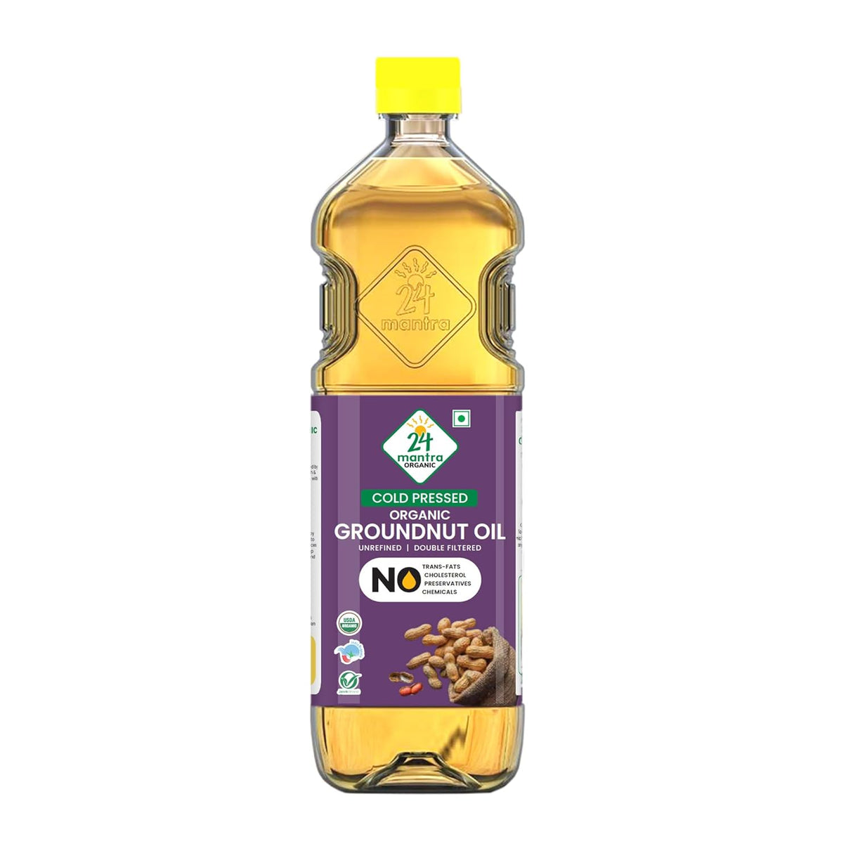 24 Mantra Organic Groundnut Oil 1l