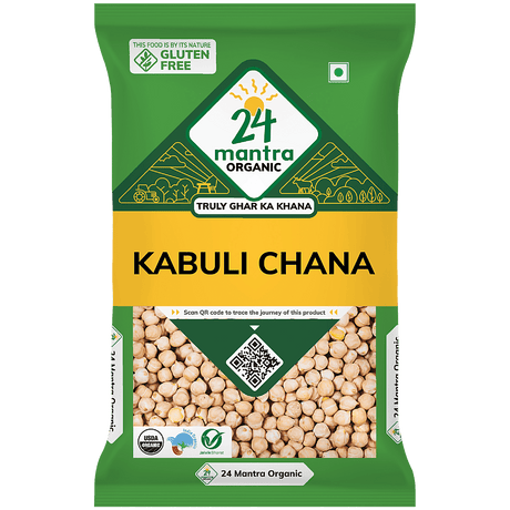 24 Mantra Organic Kabuli Chana 500g