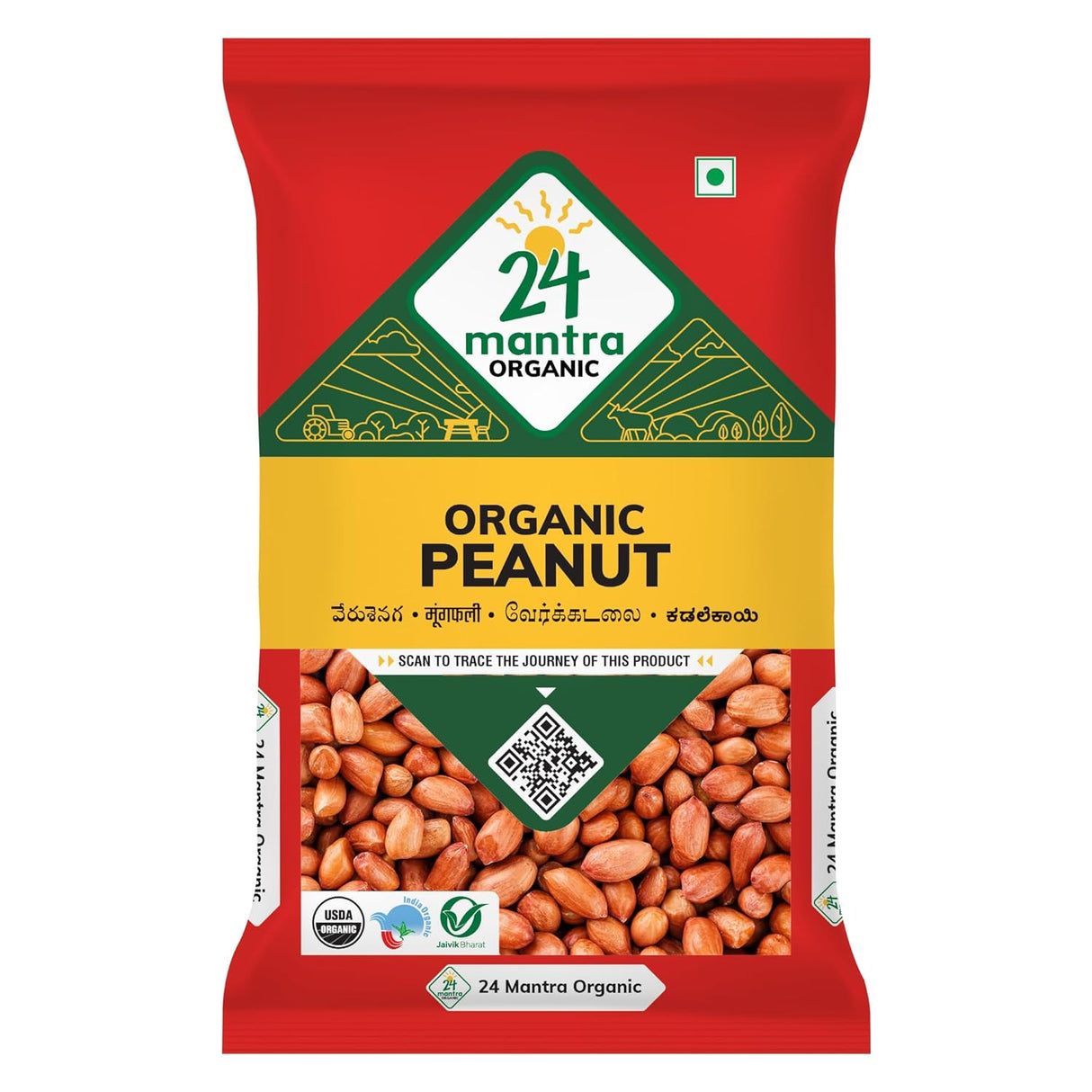 24 Mantra Organic Peanut 500g