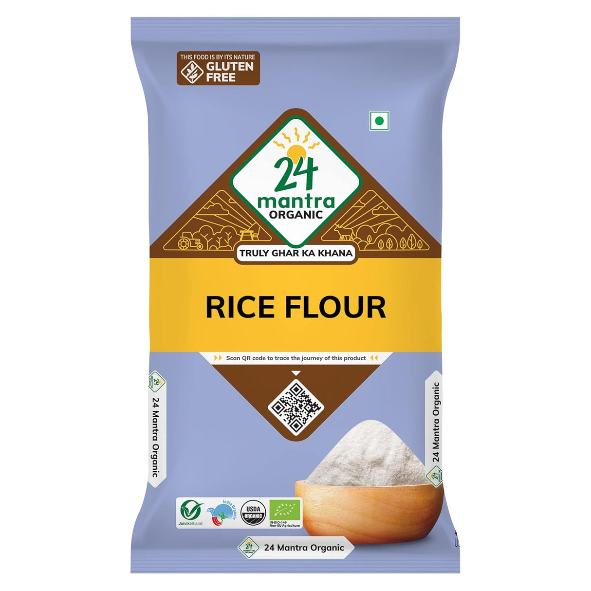 24 Mantra Organic Rice Flour 500g