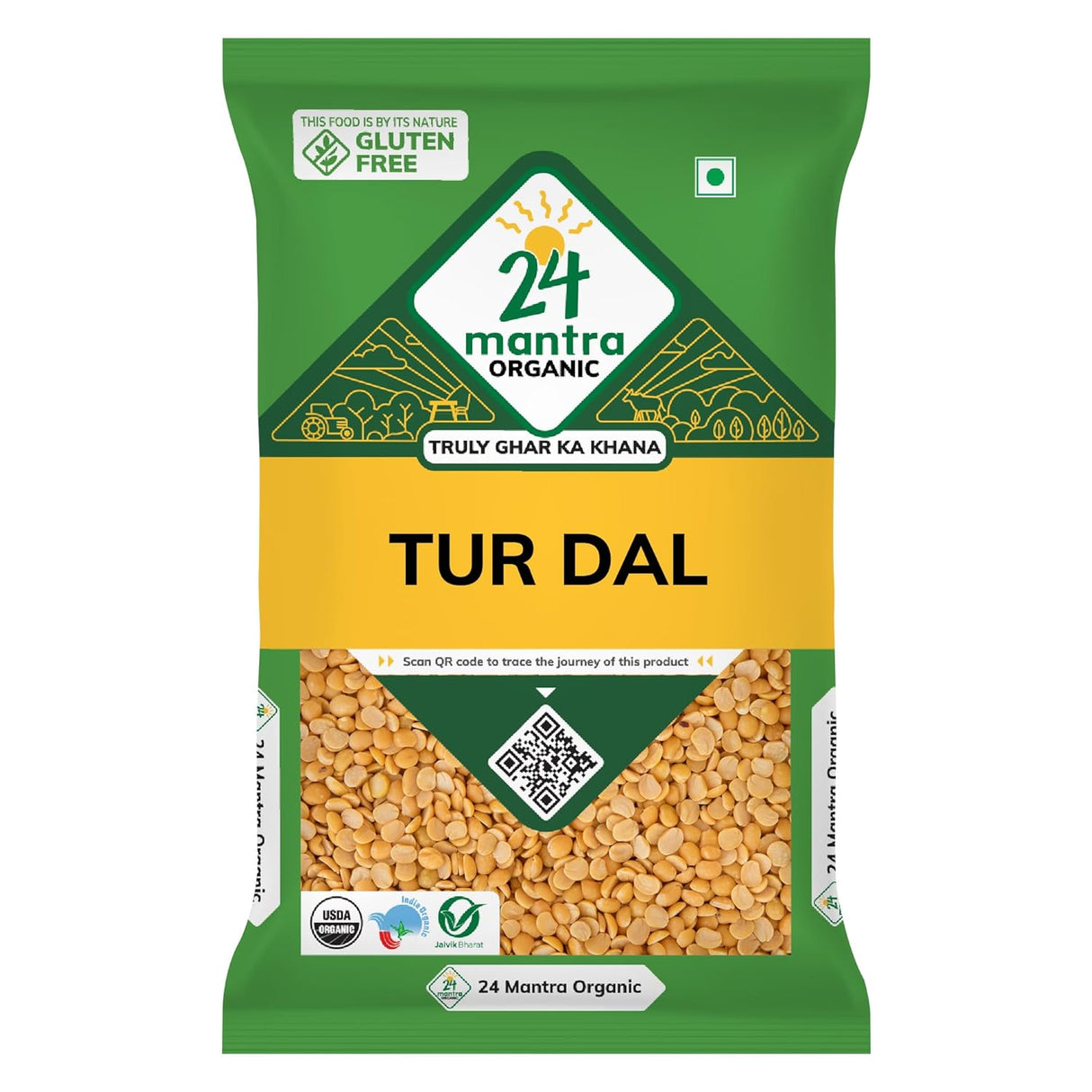 24 Mantra Organic Tur Dal 500g