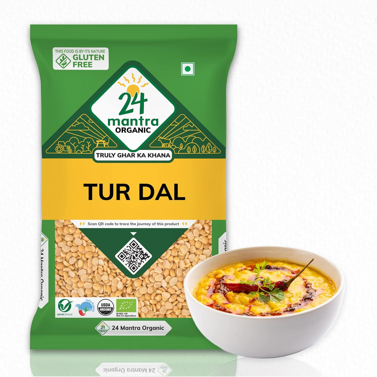 24 Mantra Organic Tur Dal 500g