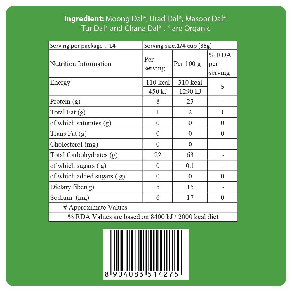 24 Mantra Pancharatan Dal 500g