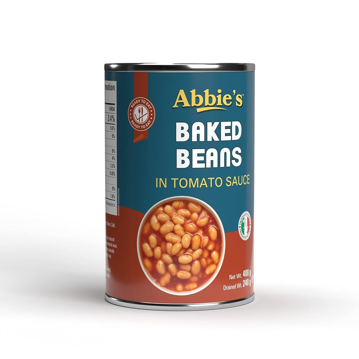 Abbies Baked Beans In Tomato Sauce 240g