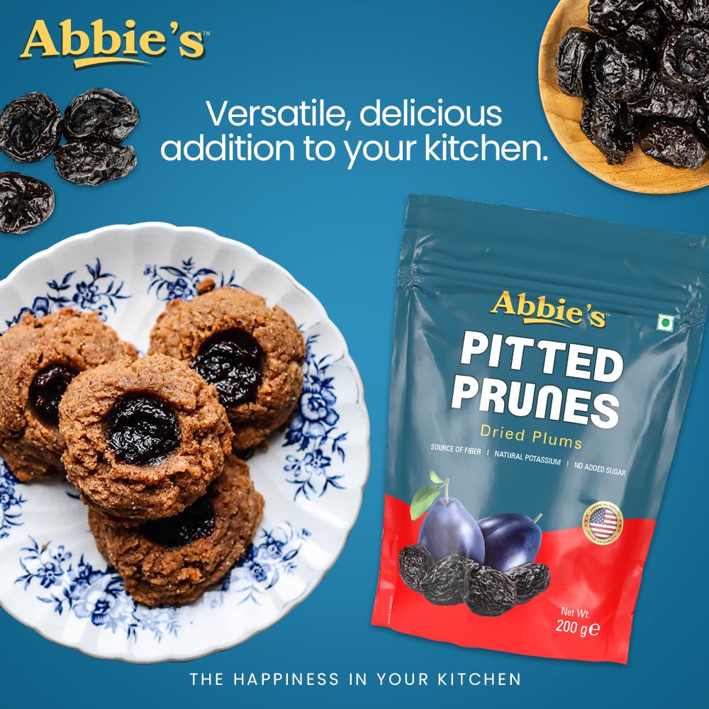 Abbies Dried Pitted Prunes 200g