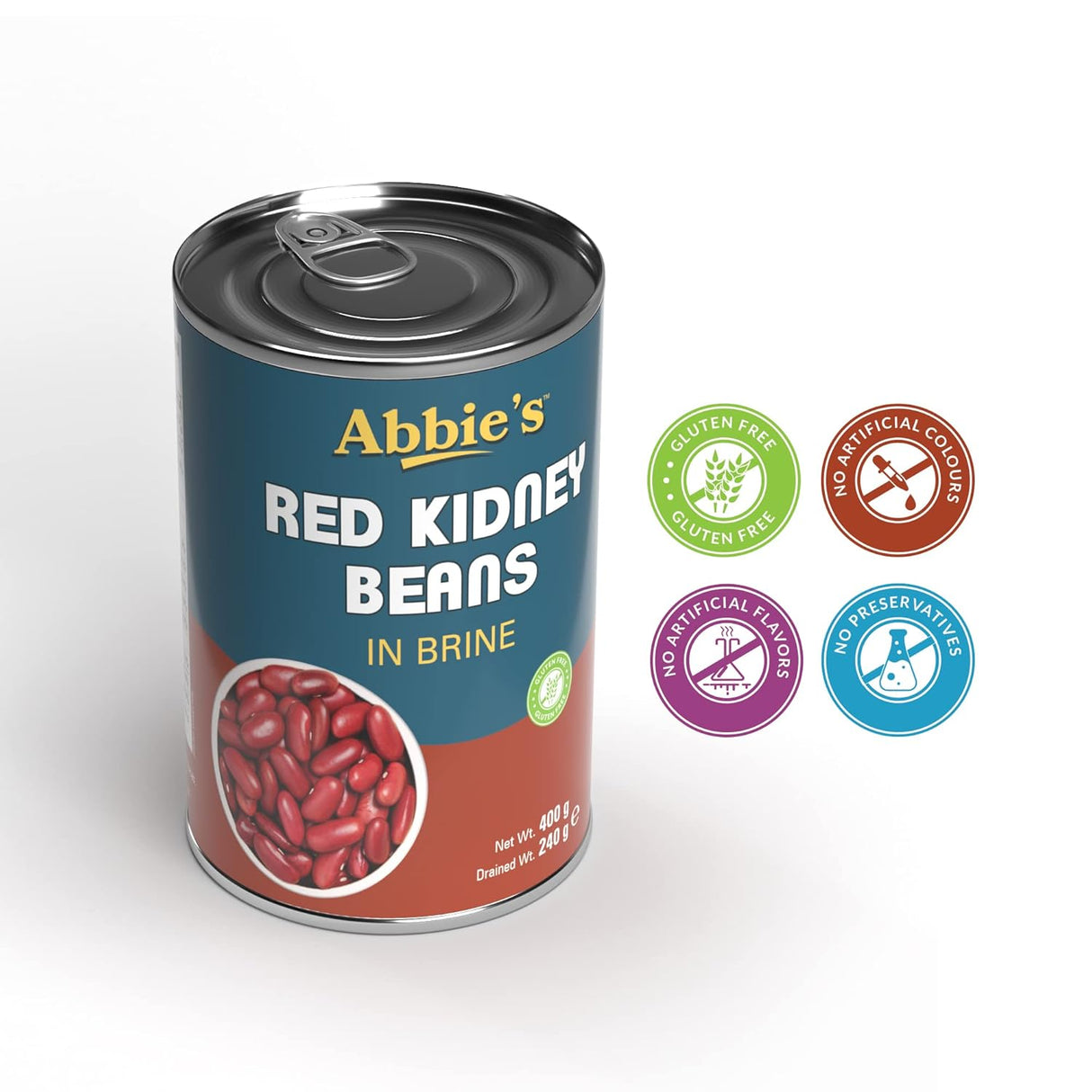 Abbies Red Kidney Beans In Brine 240g