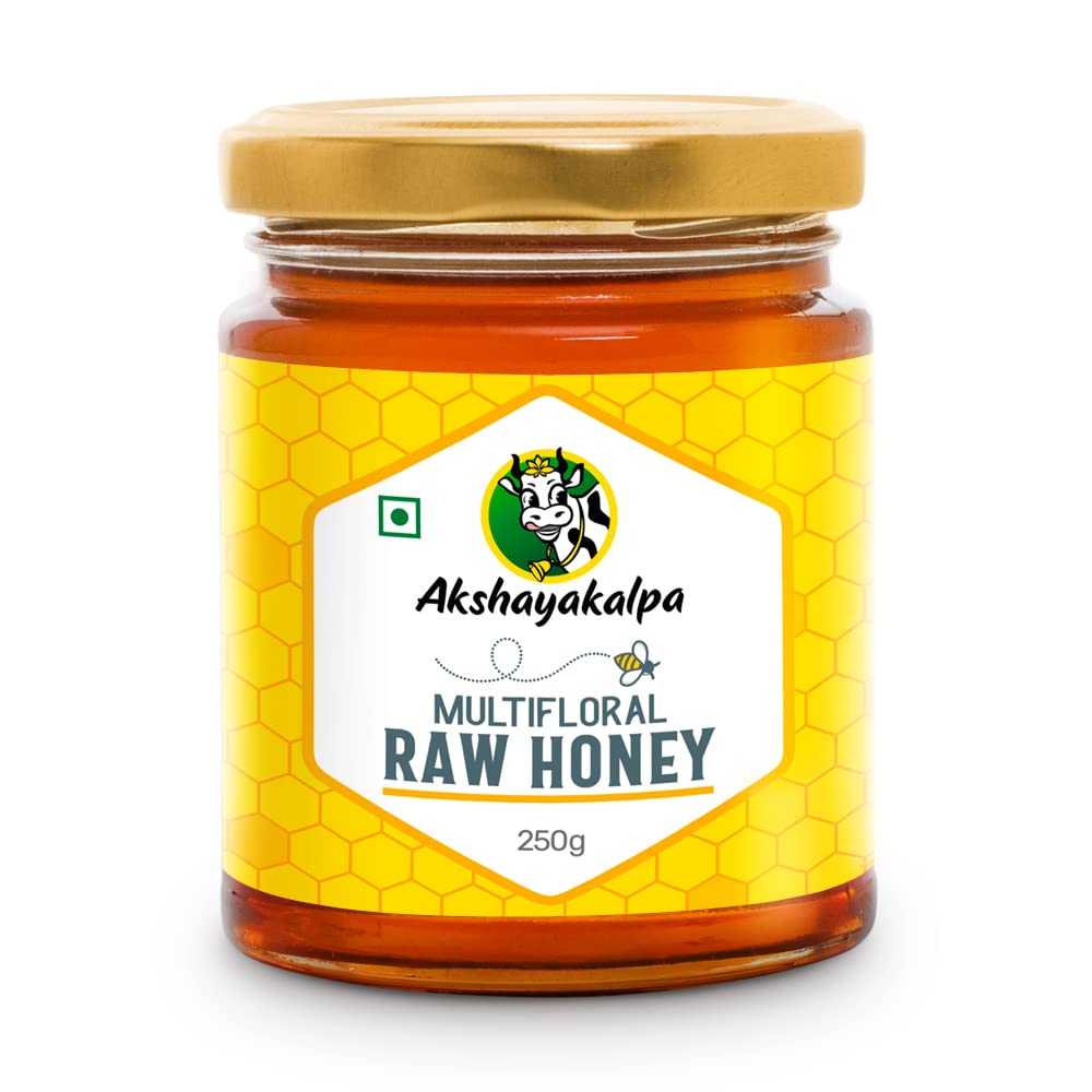 Akshayakalpa Multifloral Raw Honey 250g