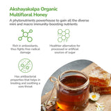 Akshayakalpa Multifloral Raw Honey 250g