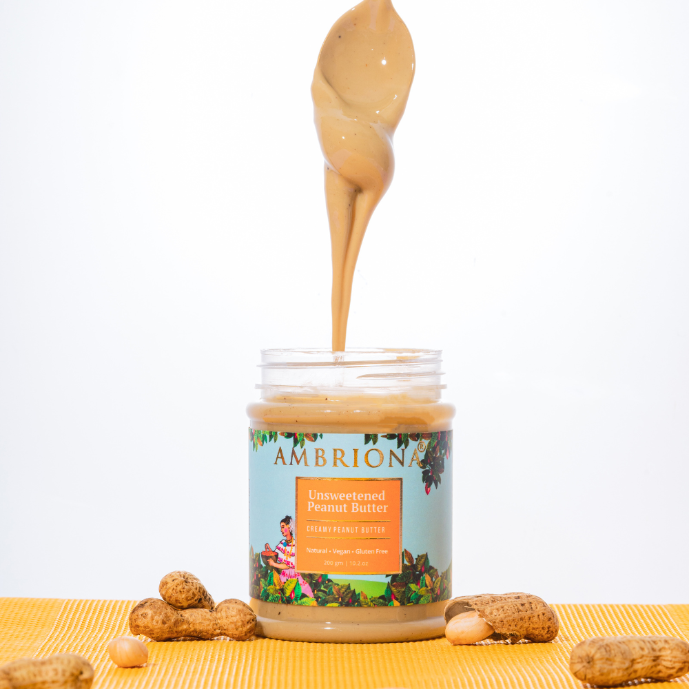 Ambriona Unsweetened Peanut Butter 200g