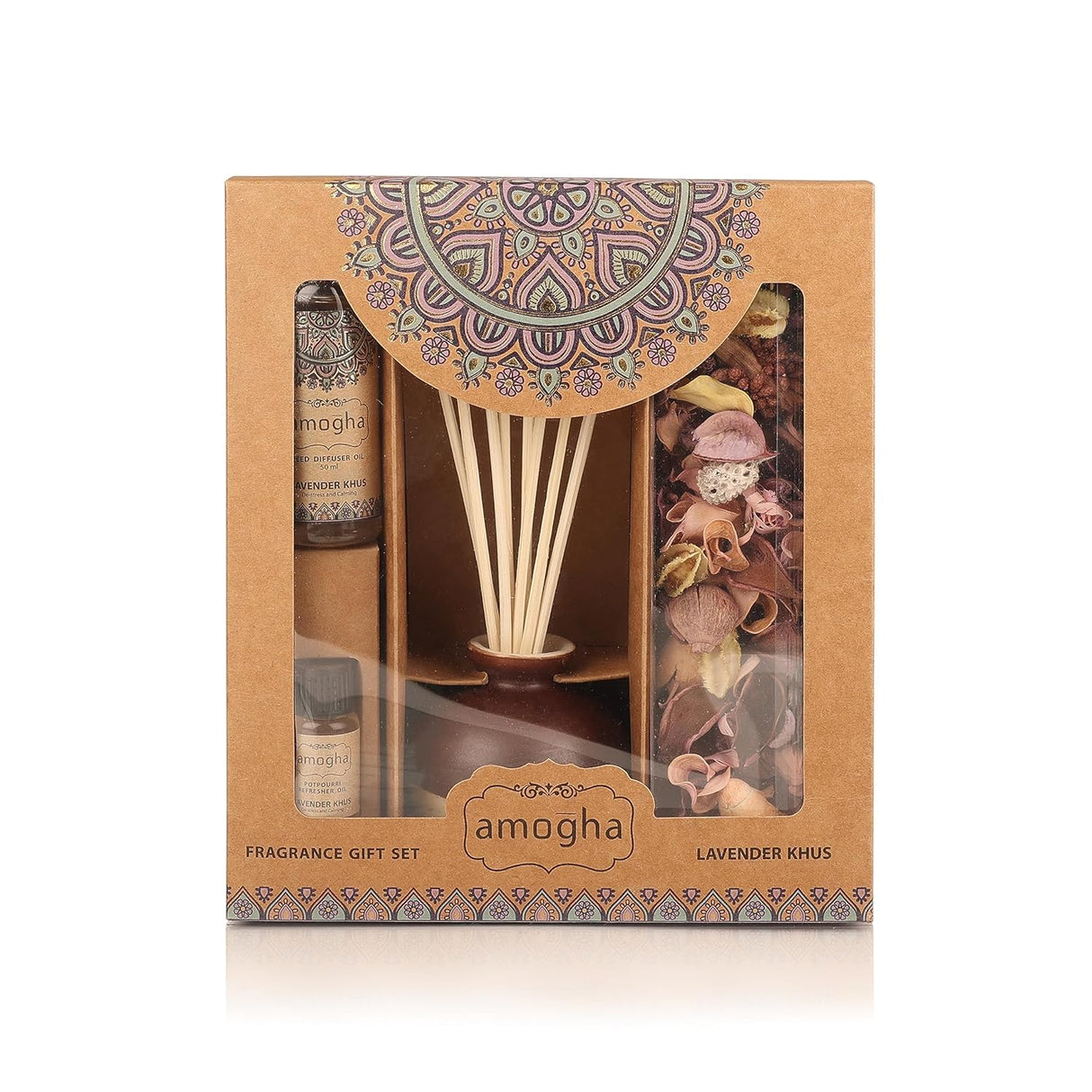 Amogha Lemon Grass Reed Diffuser Set ( 0103LG )