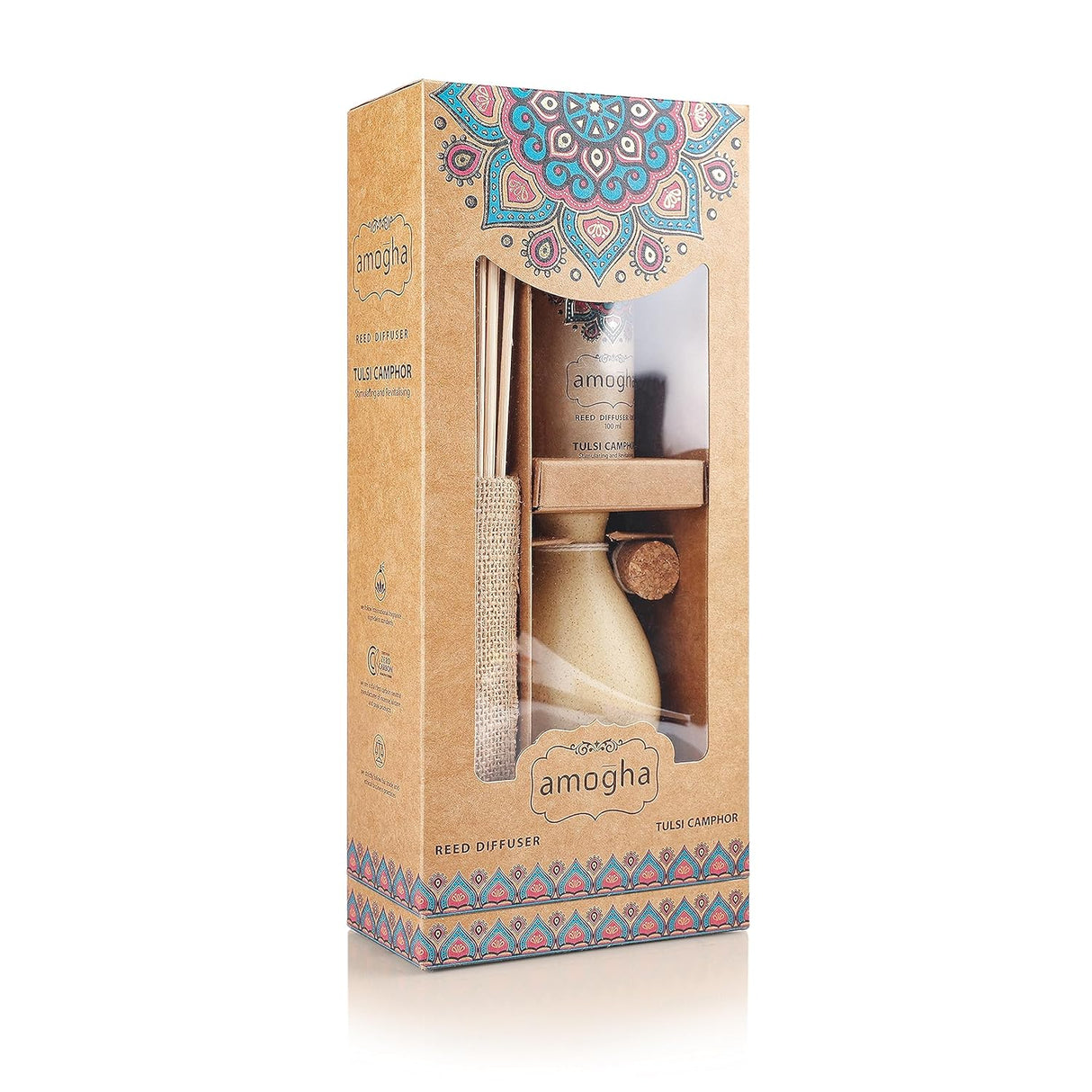 Amogha Tulsi Camphor Reed Diffuser Set ( 0103TC )