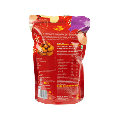 Top Nut Sriracha Sesame Cashews 180g