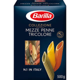 Barilla Mezze Penne Tricolore 500G