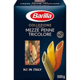 Barilla Mezze Penne Tricolore 500G