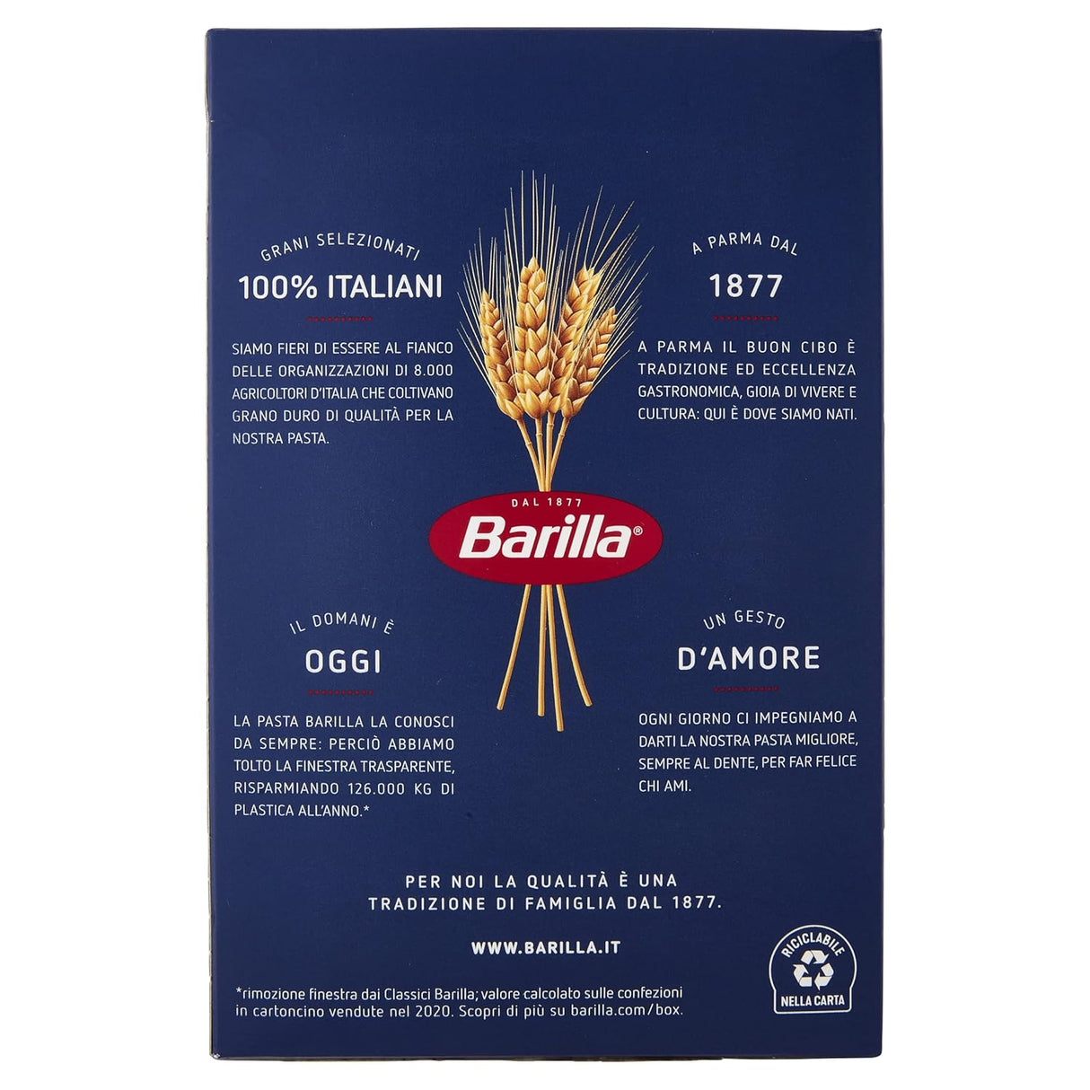 Barilla Rigatoni Pasta 500g