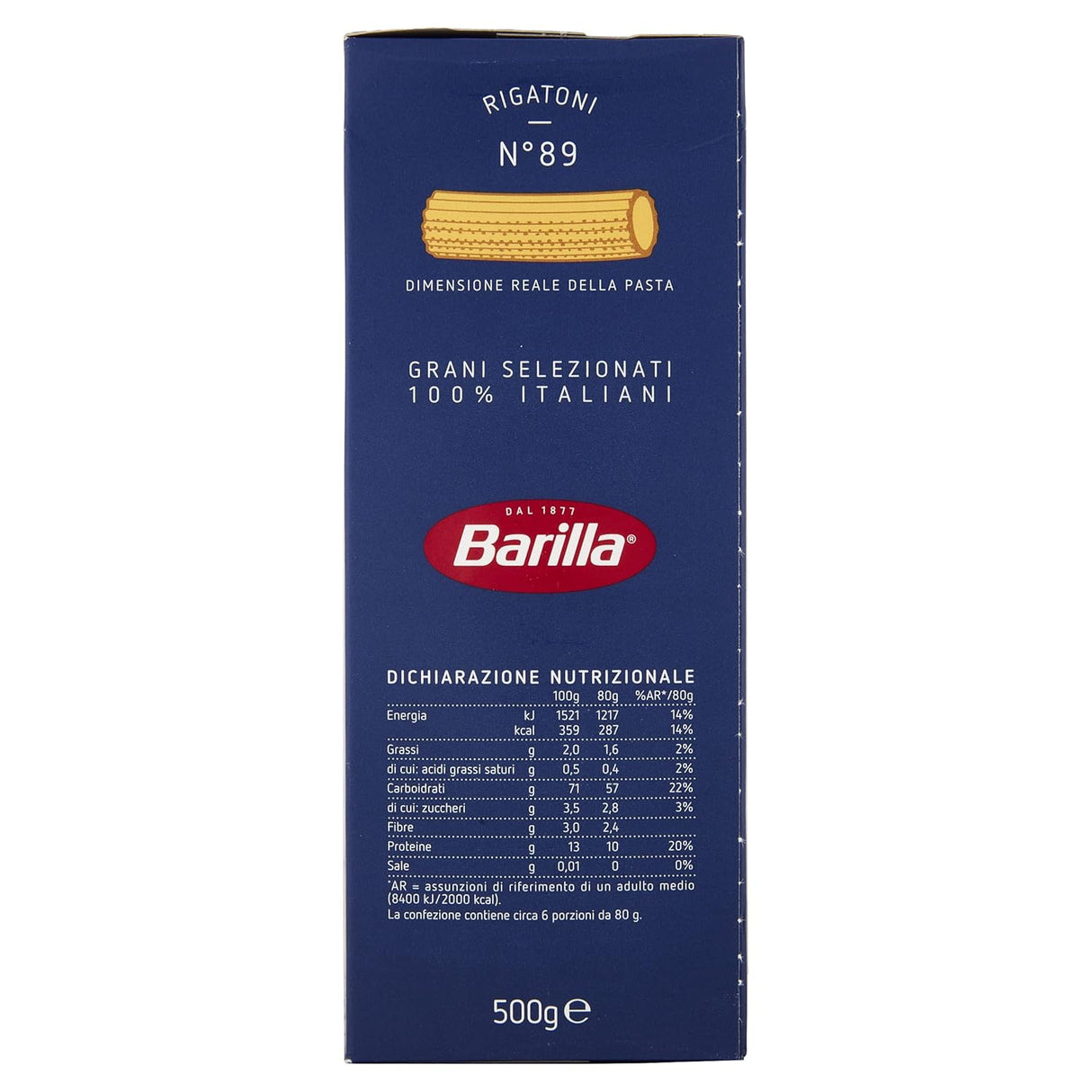 Barilla Rigatoni Pasta 500g