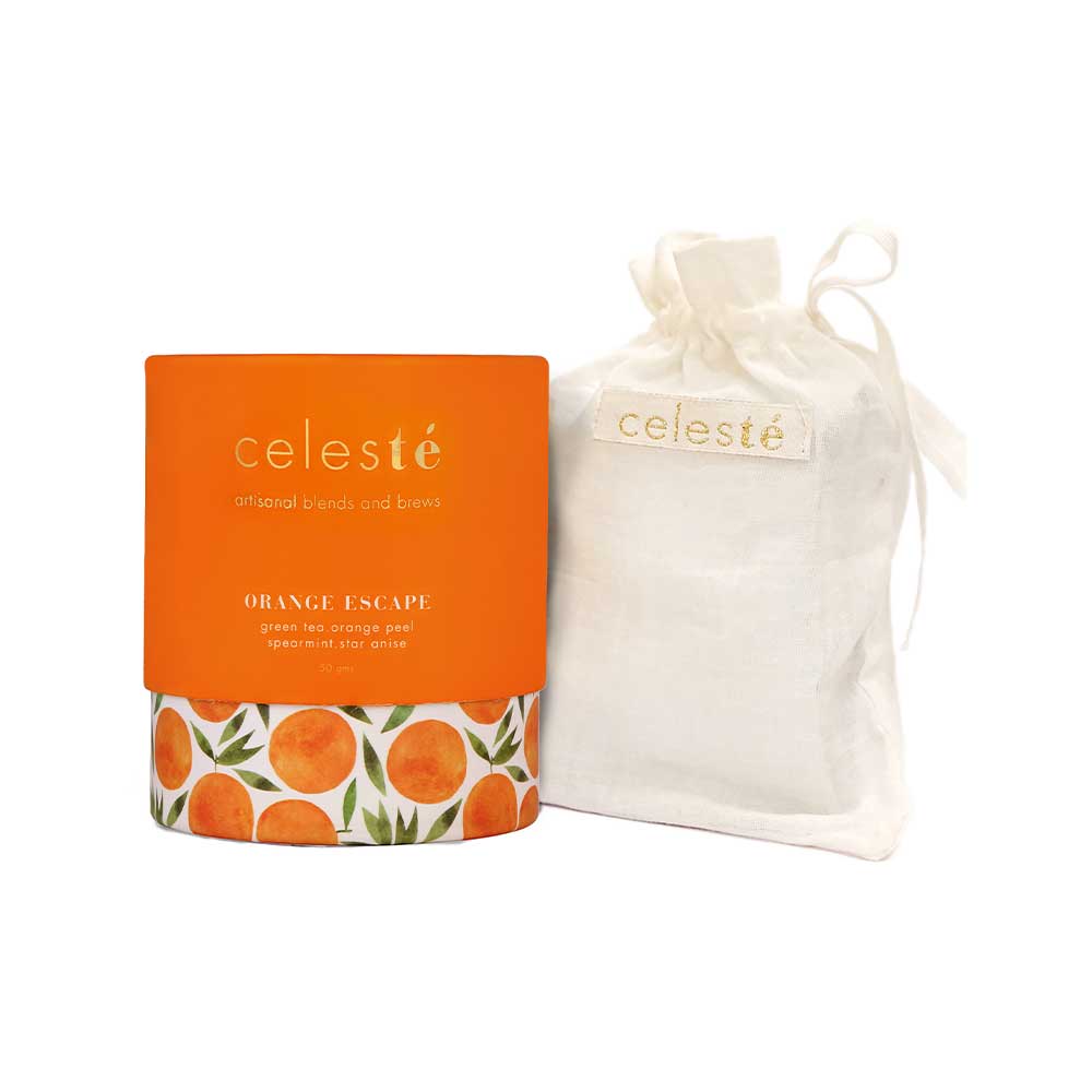 Celeste Green Tea Orange Escape Loose Leaf 50g