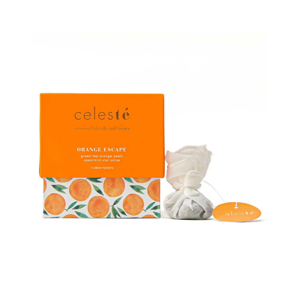 Celeste Green Tea Orange Escape Brew Box 12N 190g