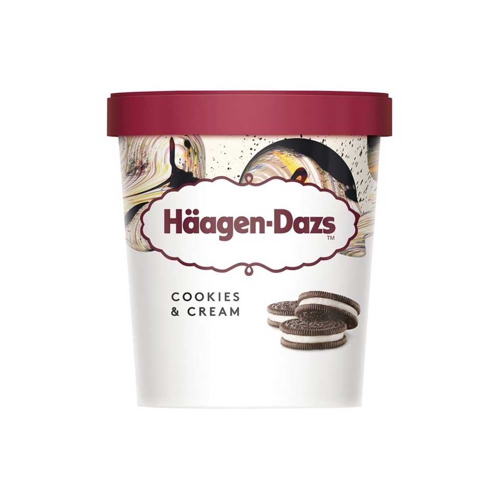 Haagen Dazs Cookie&Cream 473ml