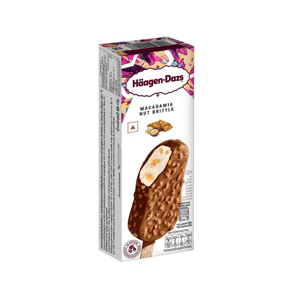 Haagen Dazs Macadmia Nut Brittle Stick 80ml