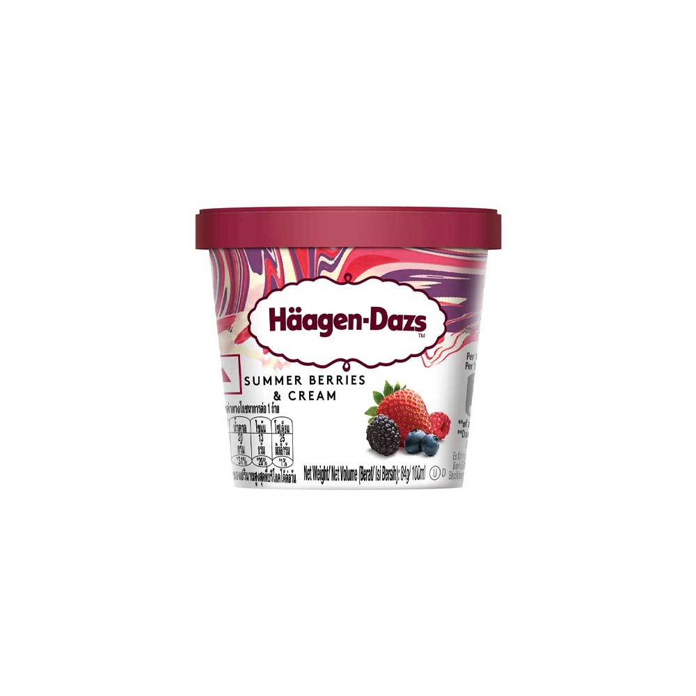 Haagen Dazs Summer Berries & Cream 100ml