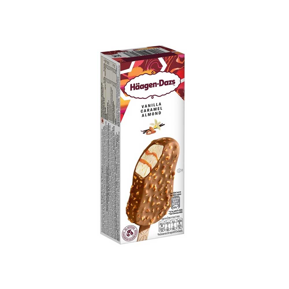 Haagen Dazs Vanilla Caramel Almond Stick 80ml