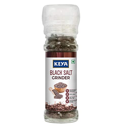 Keya Black Salt Grinder 100G