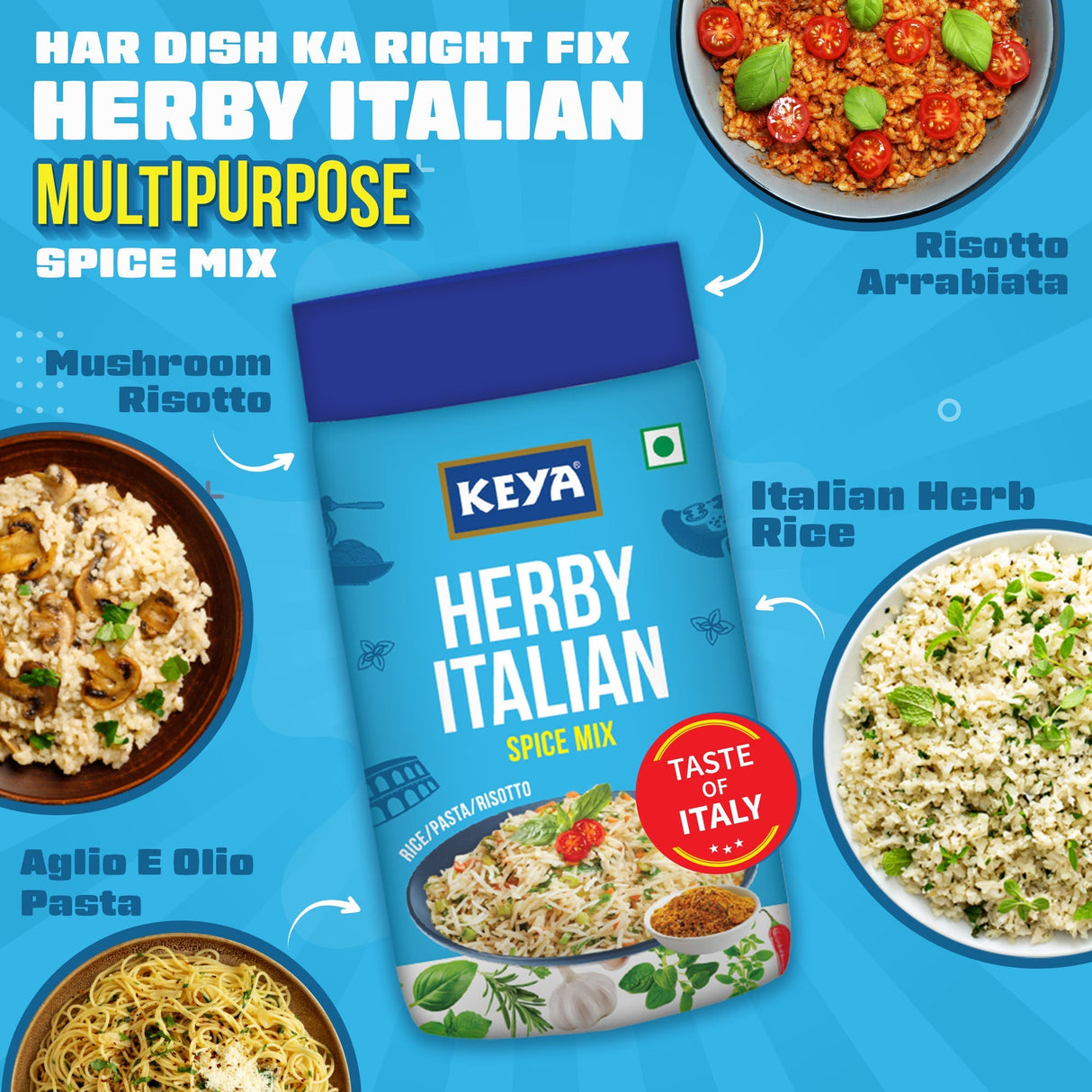 Keya Herby Italian Spice Mix 75g