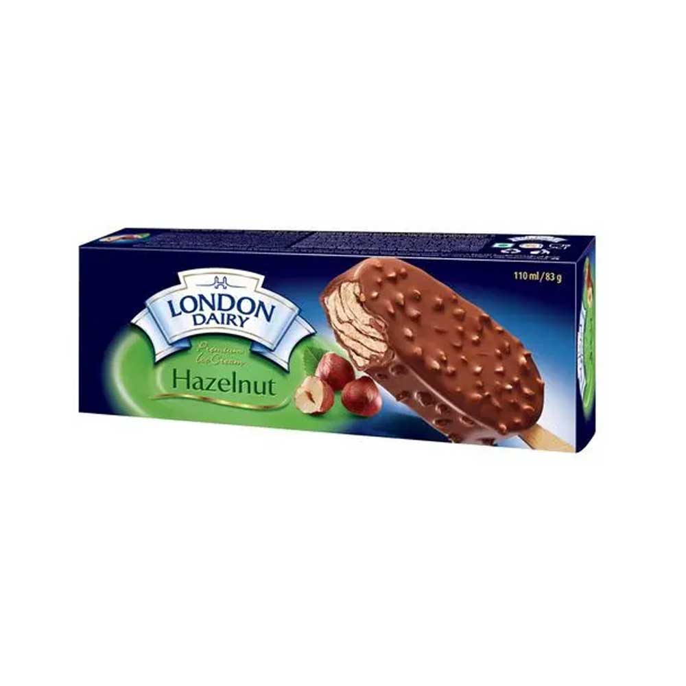 London Dairy Hazelnut Ice Cream Stick 110ml