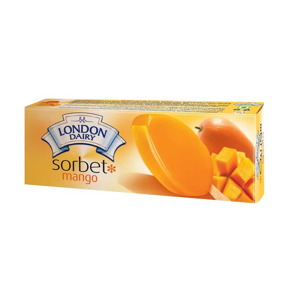 London Dairy Mango Sorbet Ice Cream Stick 100ml