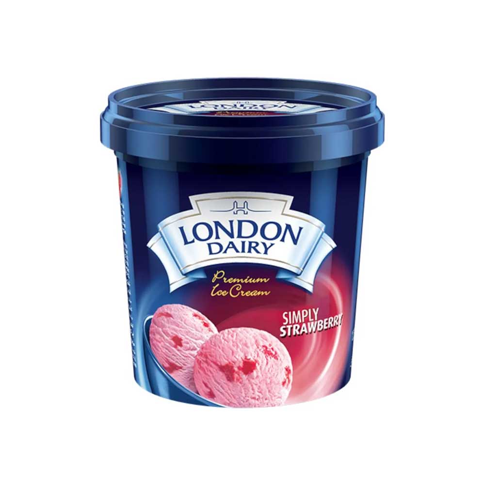 London Dairy Natural Strawberry 500ml