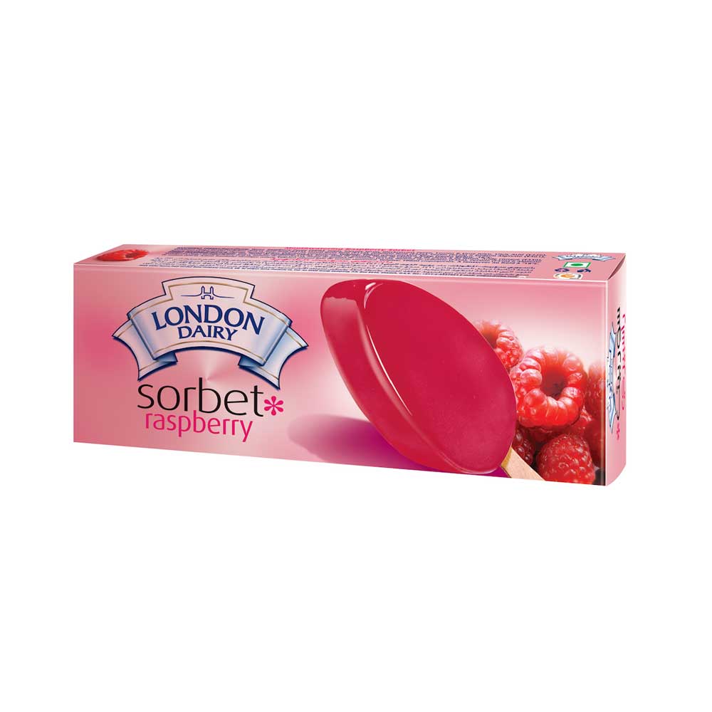 London Dairy Raspberry Sorbet Ice Cream Stick 100ml