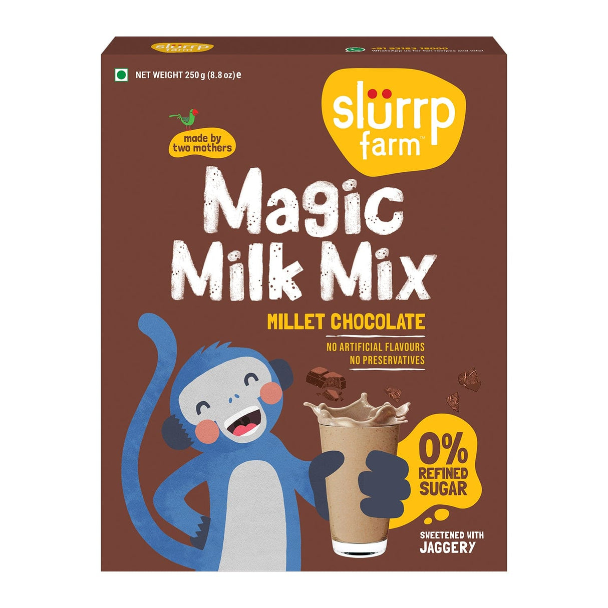 Slurrp Farm Magic Millet Chocolate Milk Mix 250g