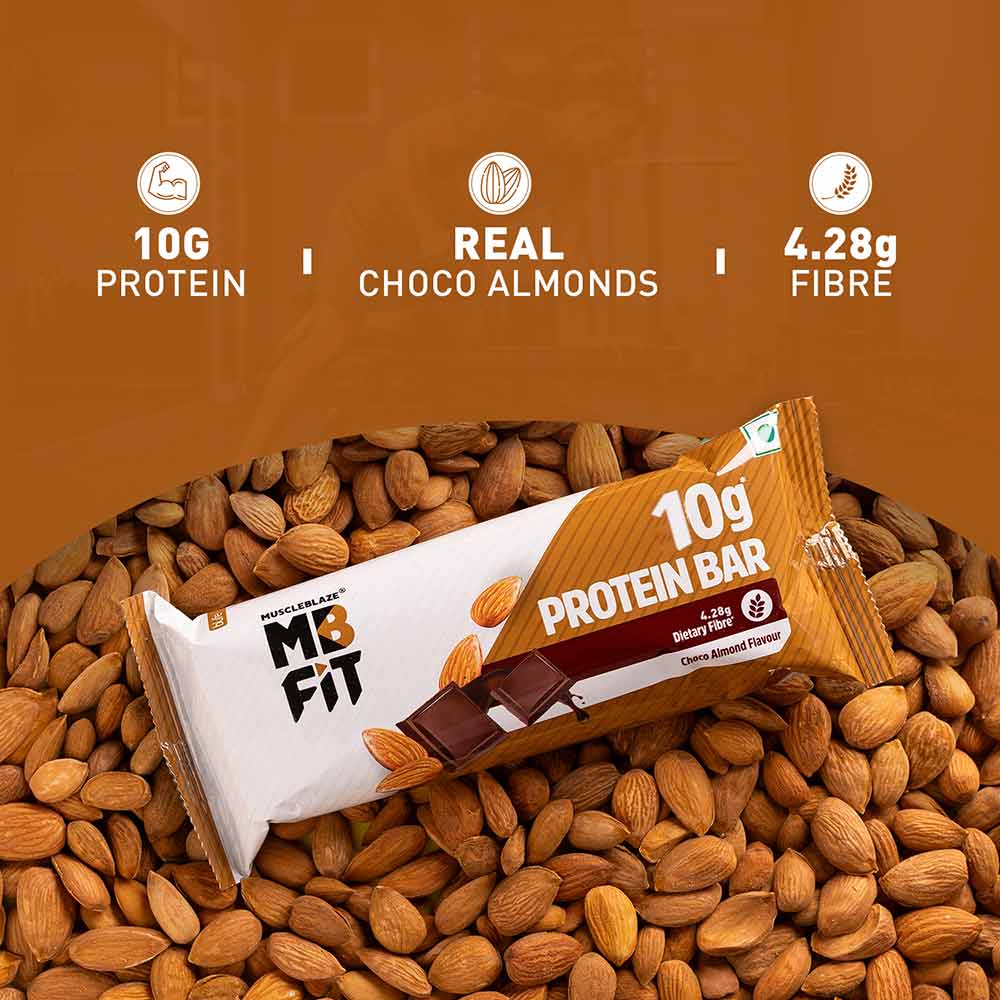 Muscleblaze Choco Almond 10g Protein Bar 35g