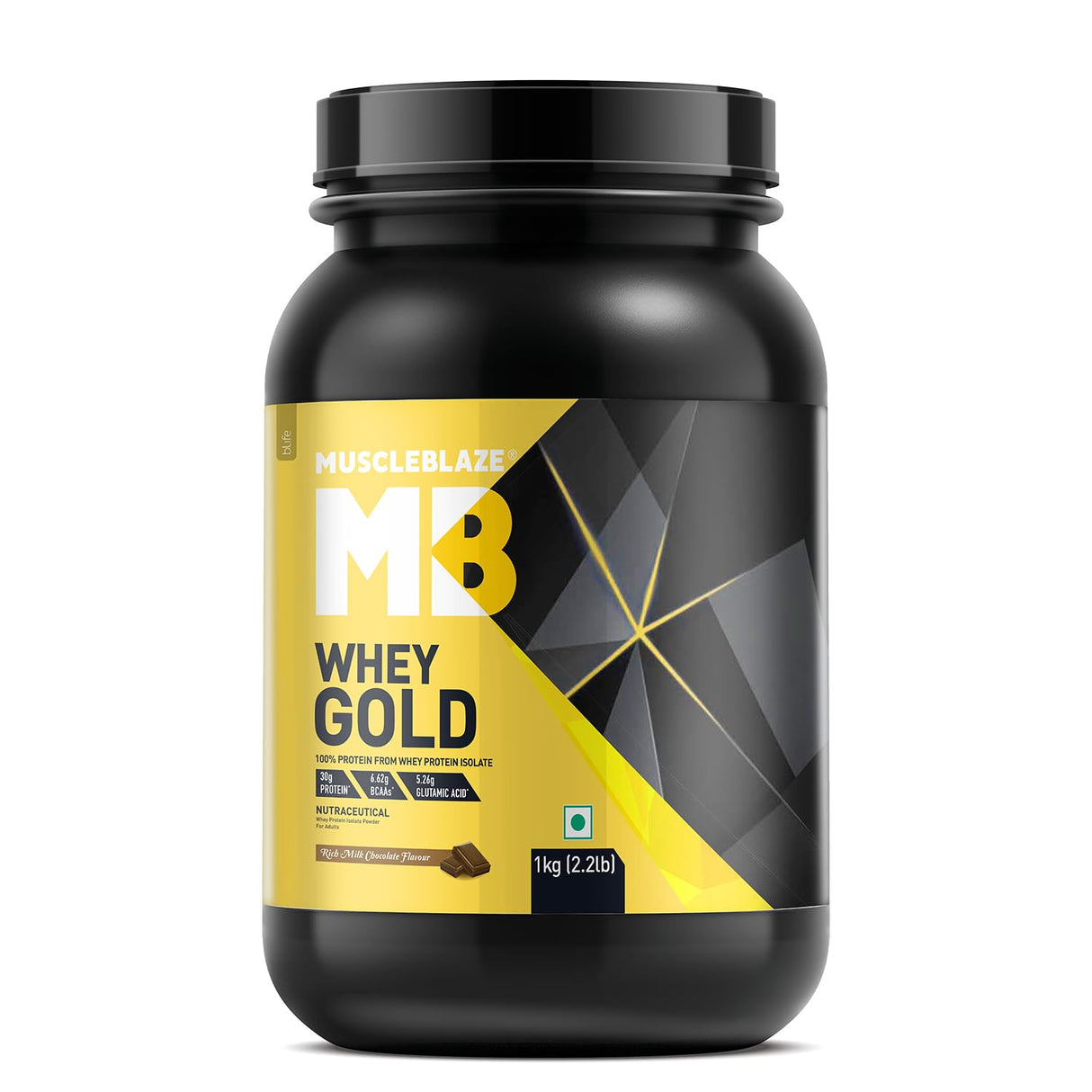 Muscleblaze Whey Gold Milk Chocolate Flavour Protein Powder 1kg