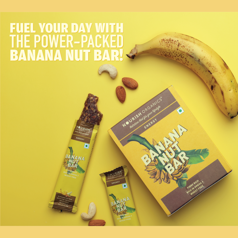 Nourish Organic Banana Nuts Bar 30g