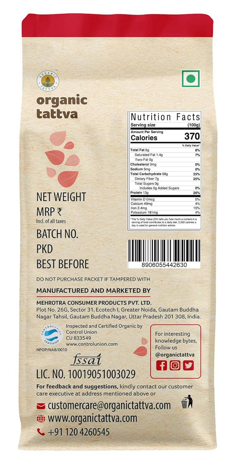 Organic Tattva Amaranth Flour 500g