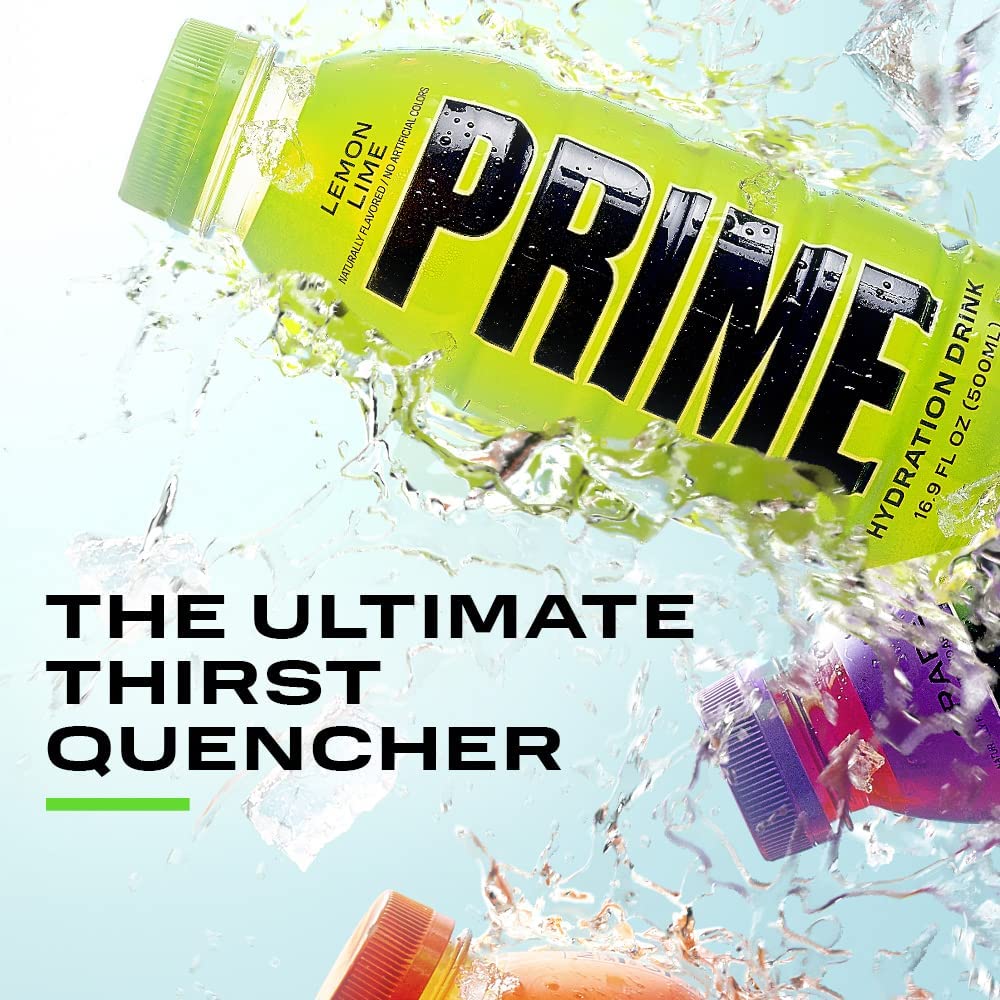 Prime Lemon Lime Energy Drink 500ml