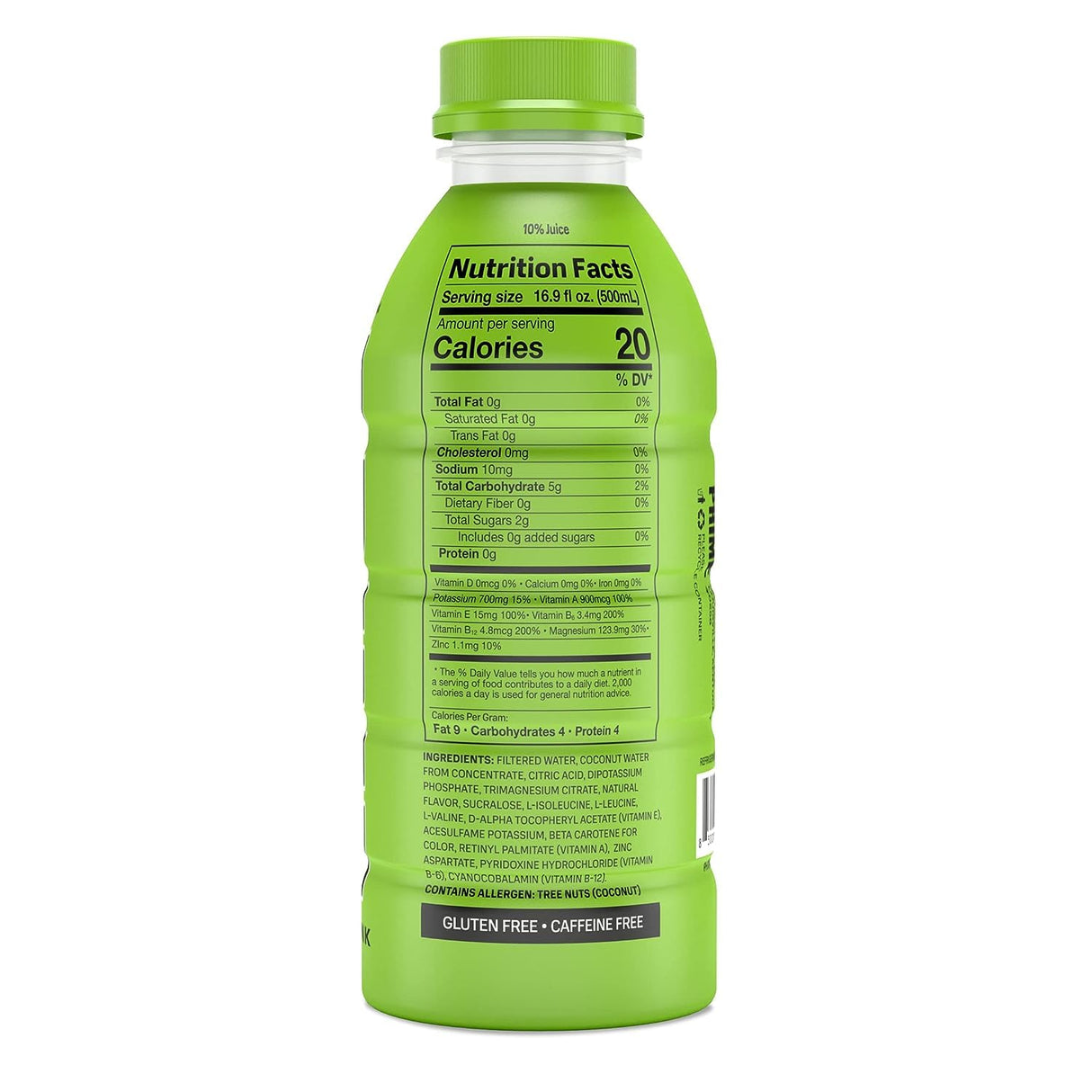 Prime Lemon Lime Energy Drink 500ml