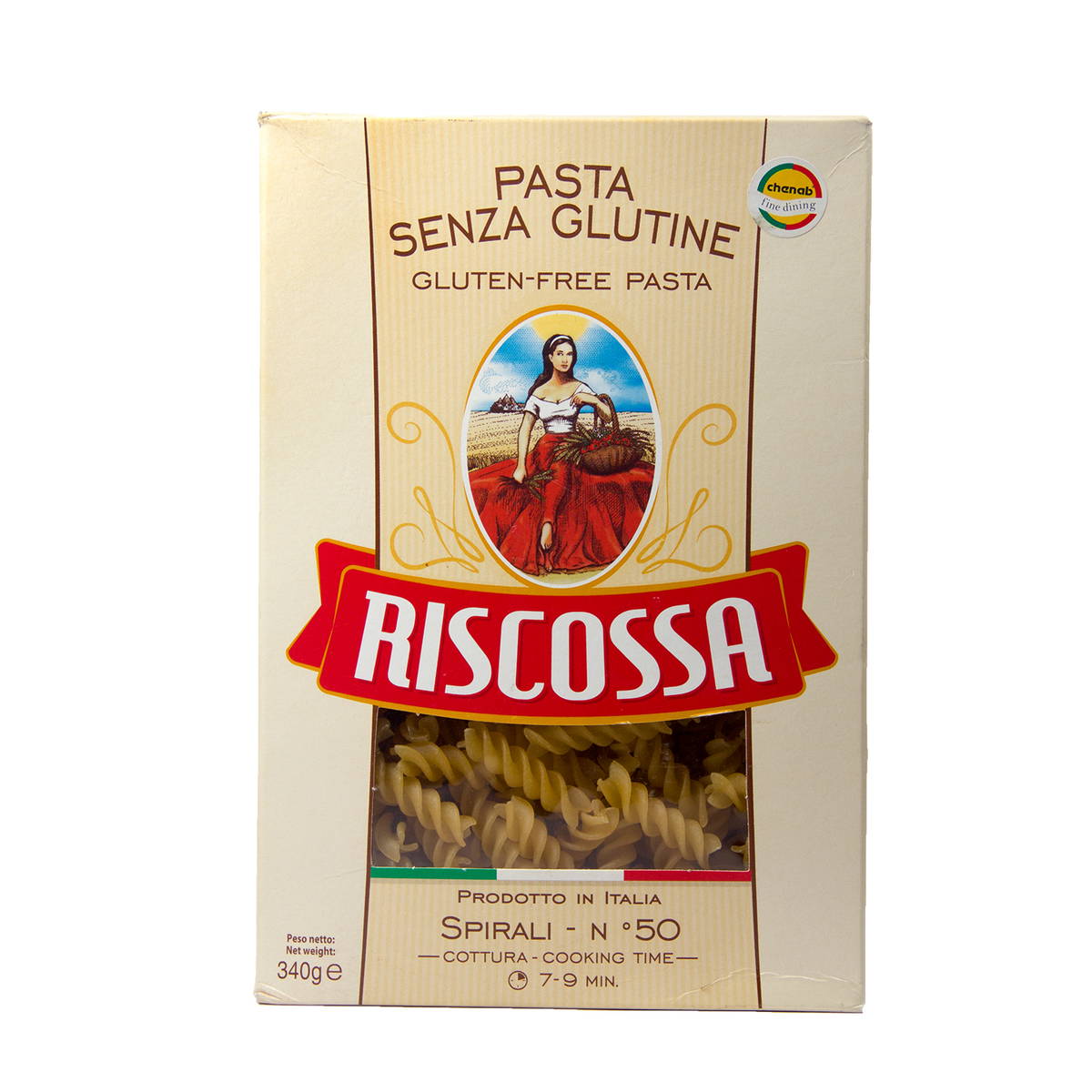 Riscossa Gluten Free Spirali Pasta 340g