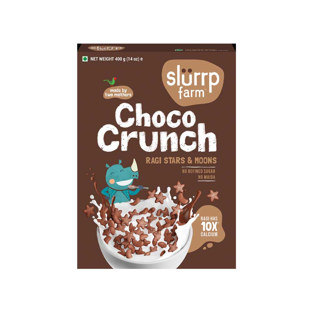 Slurrp Farm Choco Crunch Chocolate Cereal 400g