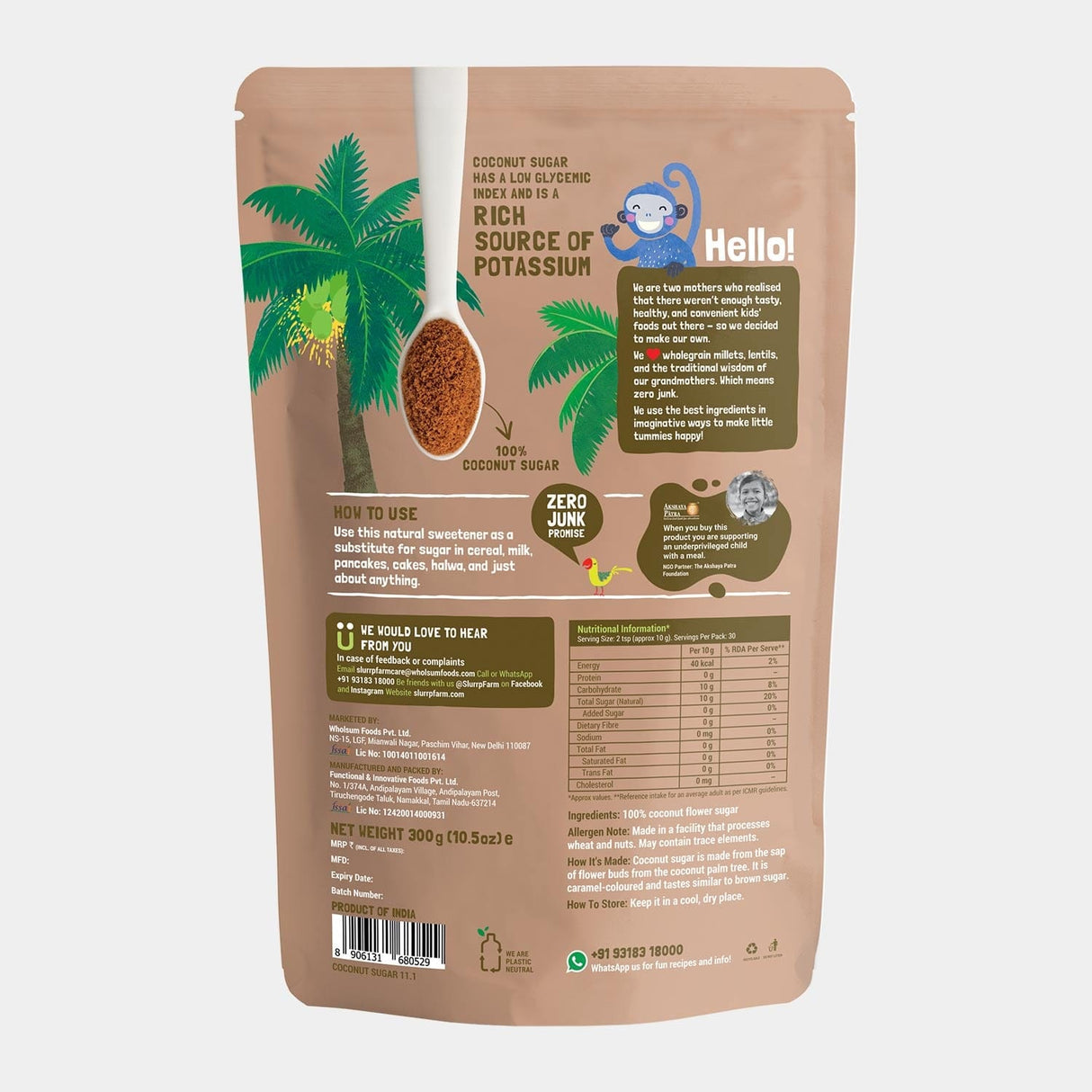 Slurrp Farm Coconut Sugar 300g