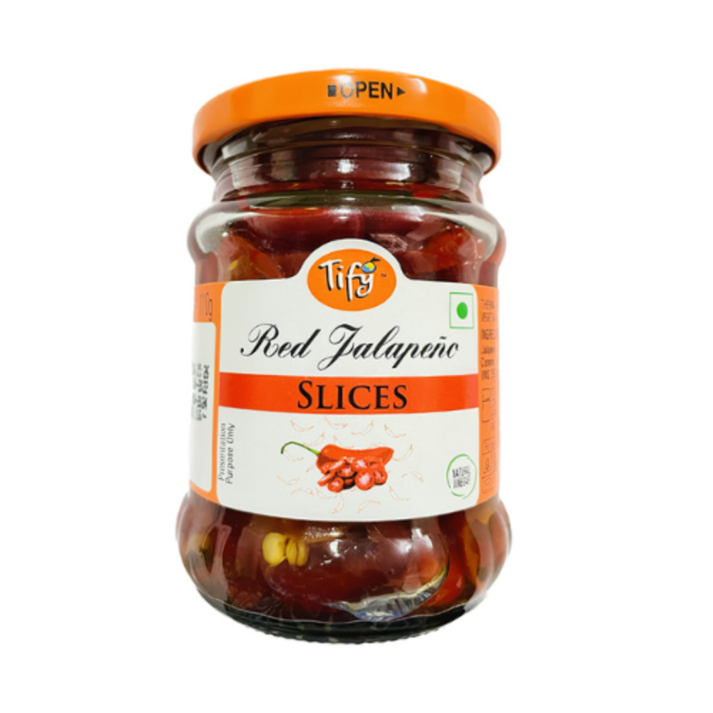 Tify Red Jalapeno Slices 205g