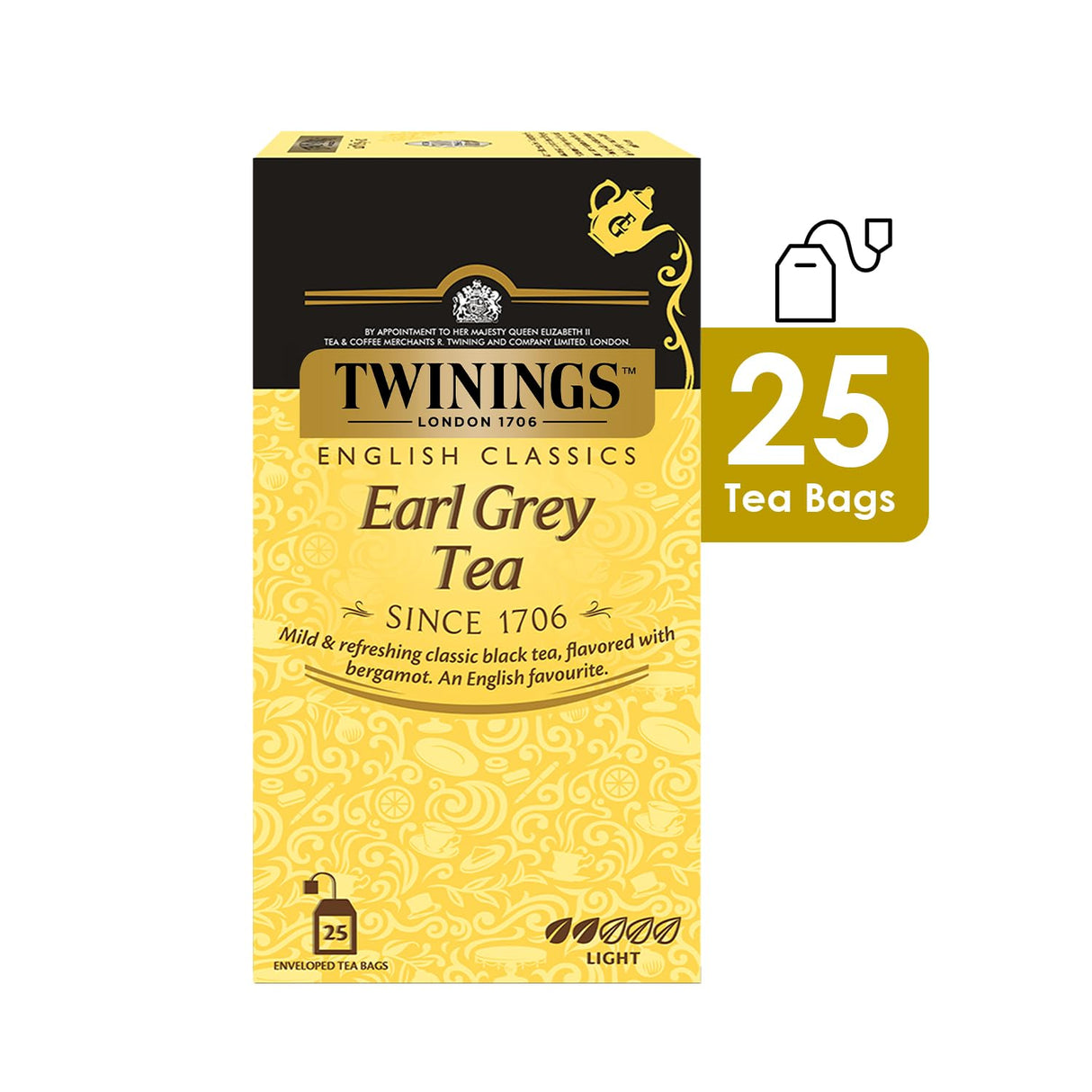 Twinings English Classics Earl Grey Tea 25 Bags