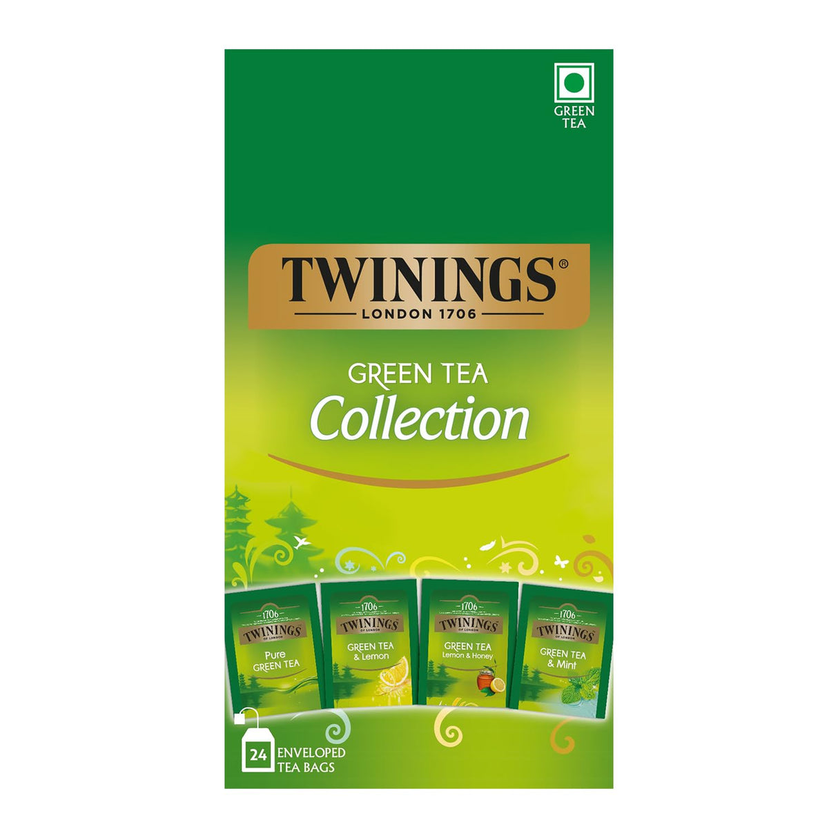 Twinings Green Tea Collection Box 24 Bags